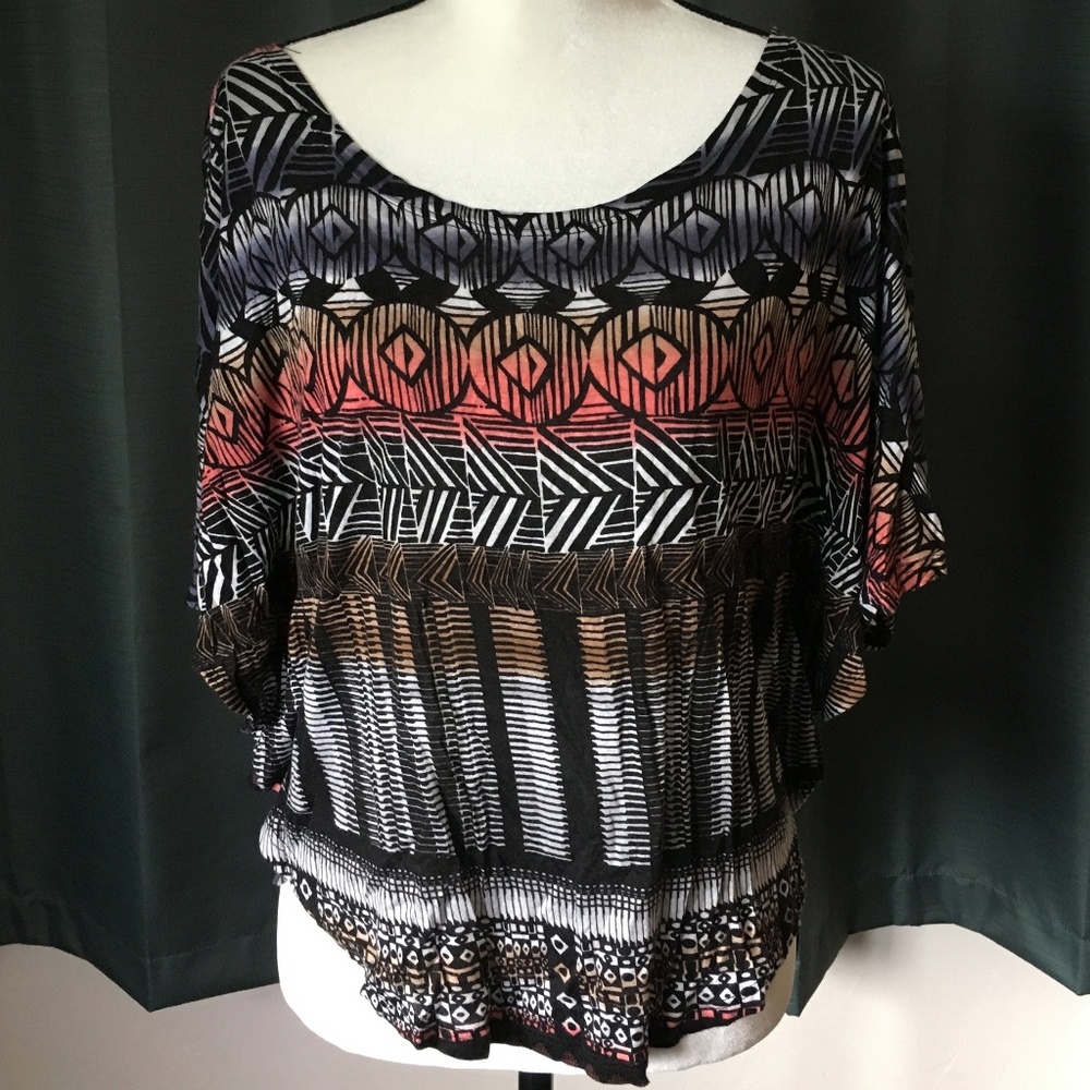 Geometric Batwing Tee